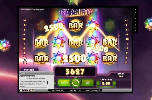 большой выигрыш в starburst в слоте от netent  big win starburst